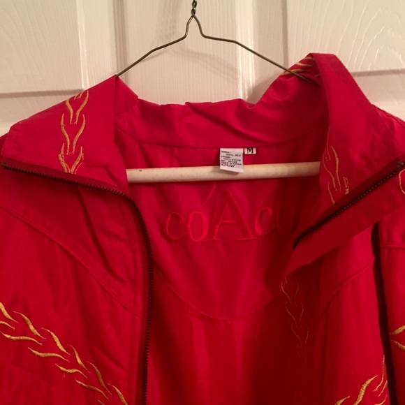 Silk Tracksuit Windbreaker pants sweatsuit vintag - Picture 2 of 6